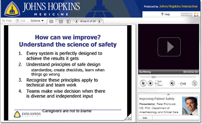 Ver video 'Mejorando la seguridad del paciente'